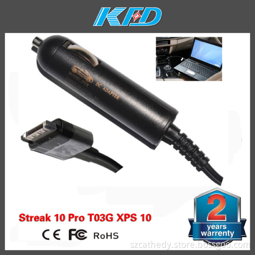 2 Years Warranty Car Power Charger for DELL Car Adapter 19V 1.58A Tablet Strek 10 PRO& XPS 10 with Tips 5.5*1.7mm